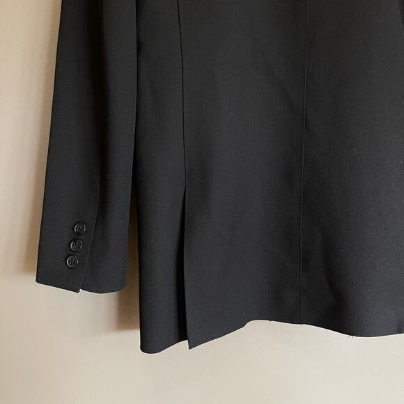 Smythe Oversized Double-Breasted Tux Blazer Black Size Small Oversized Chic Sexy - Picture 13 of 15